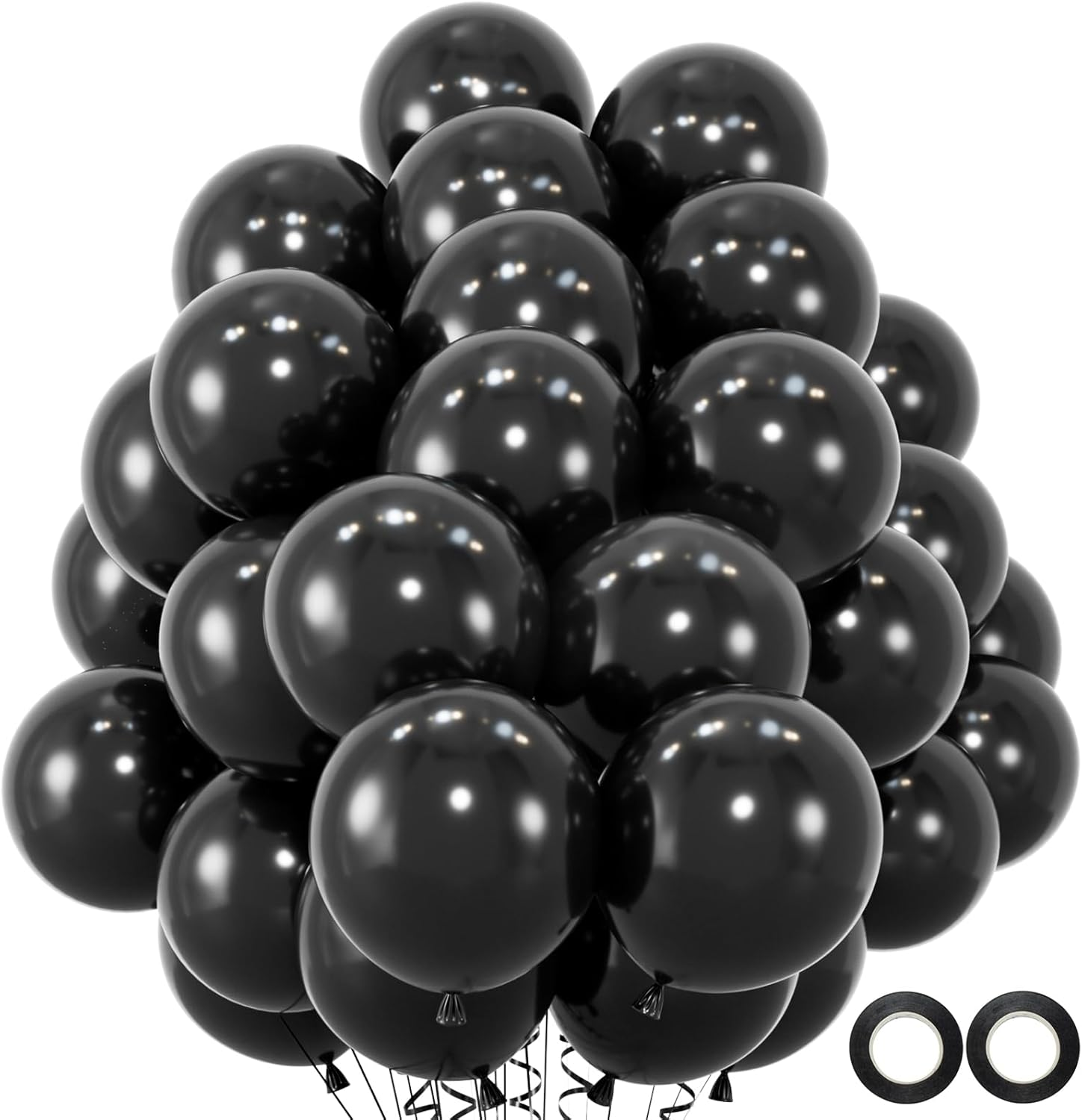 110Pcs Light Pink Balloons, 12Inch Pink Latex Party Balloons, Helium Quality for Birthday Gender Reveal Wedding Baby Shower Party Decorations(With 2 Pink Balloons)