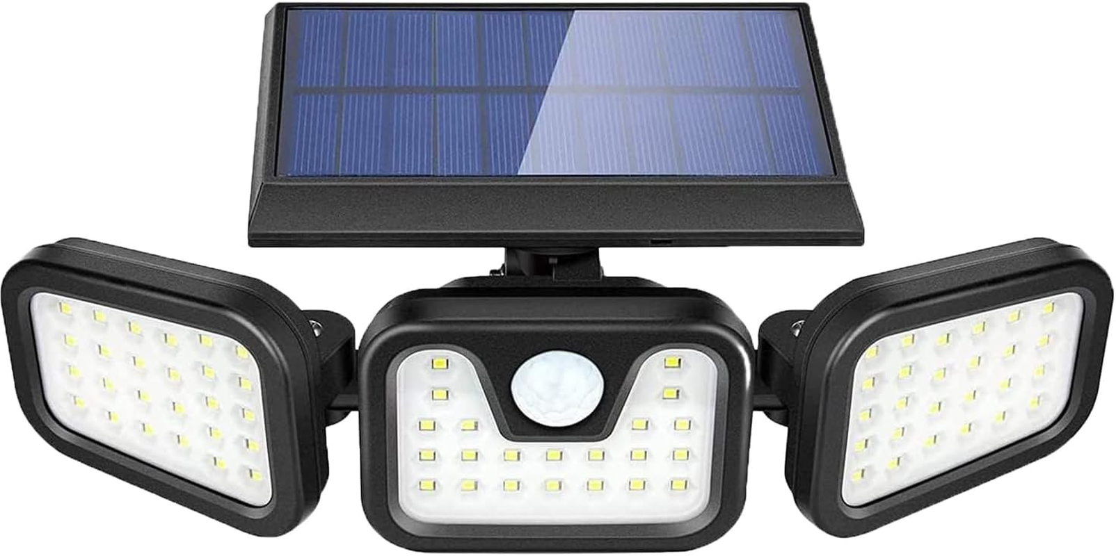 3 Pack Solar Outdoor Lights, 3000LM Super Bright Motion Sensor Security Flood Lights, IP65 Waterproof 6500K Wide Angle Solar Powered Lights for Yard, Garage, Patio, Garden