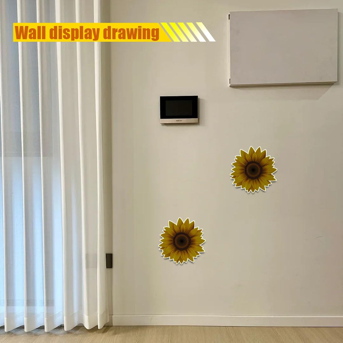 5.7" Sunflower Vinyl Sticker Decal, Waterproof Bumper Sticker Use on Wall Window Waterbottle Laptop Luggage Cars Trucks image number 4