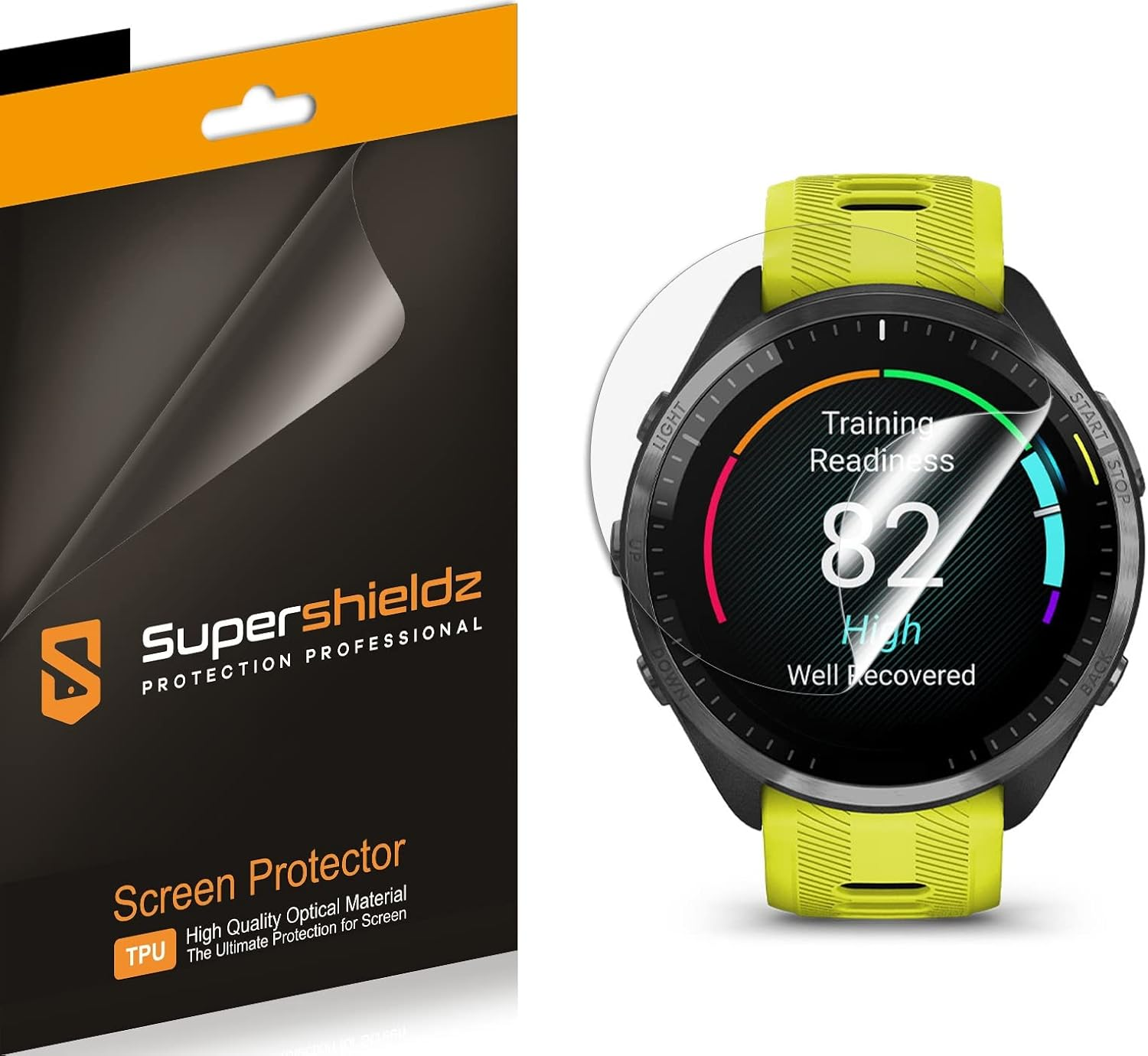 Supershieldz (3 Pack) Designed for Garmin Forerunner 965 Screen Protector, High Definition Clear Shield (TPU)