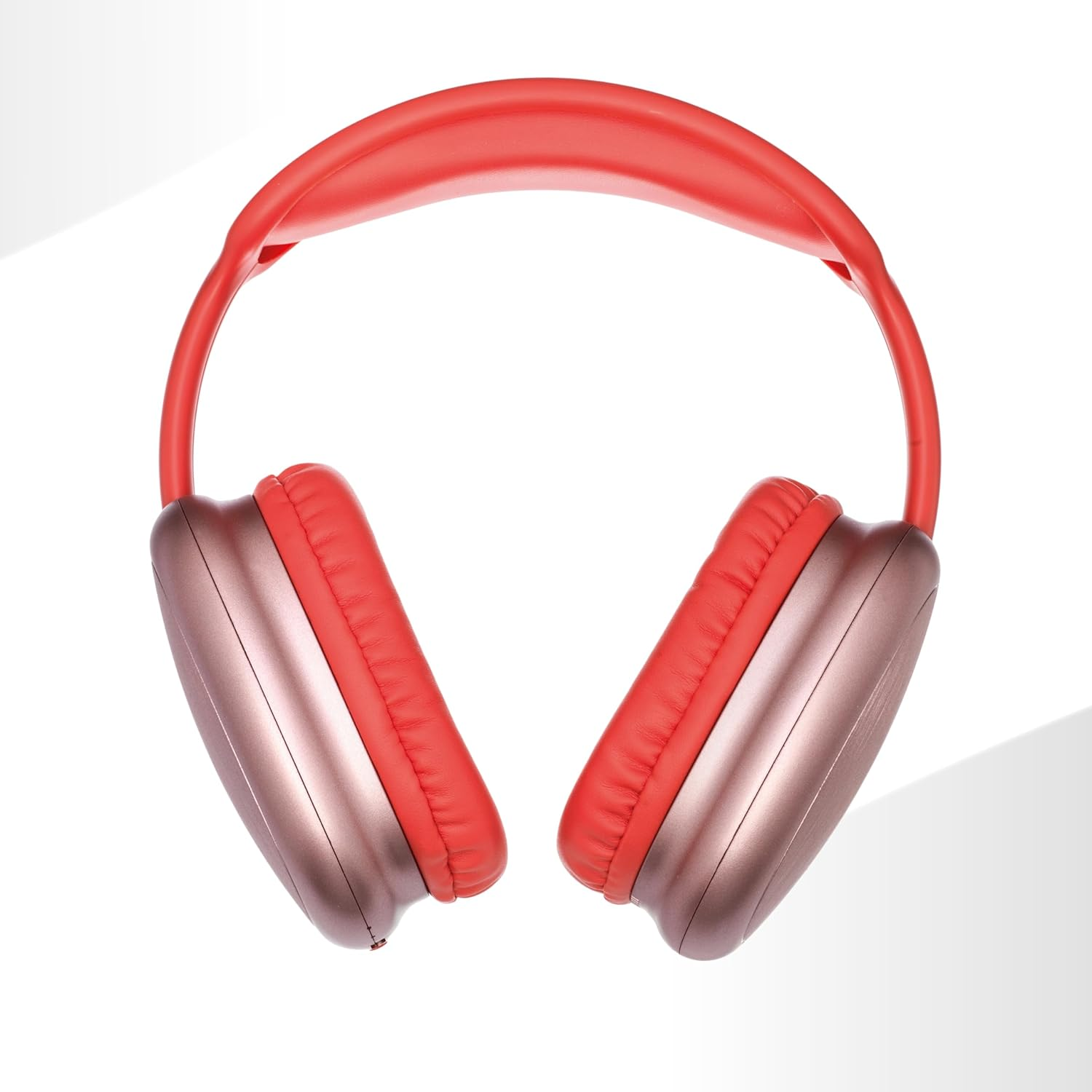 Music Sound Bluetooth Headphones MAXI2 | Headphones on Ear Bluetooth 5.0 - Play Time 22H - Charging 1.5H - Integrated Microphone - Controls on the Gazebo and Adjustable Headband, Red Colour image number 5