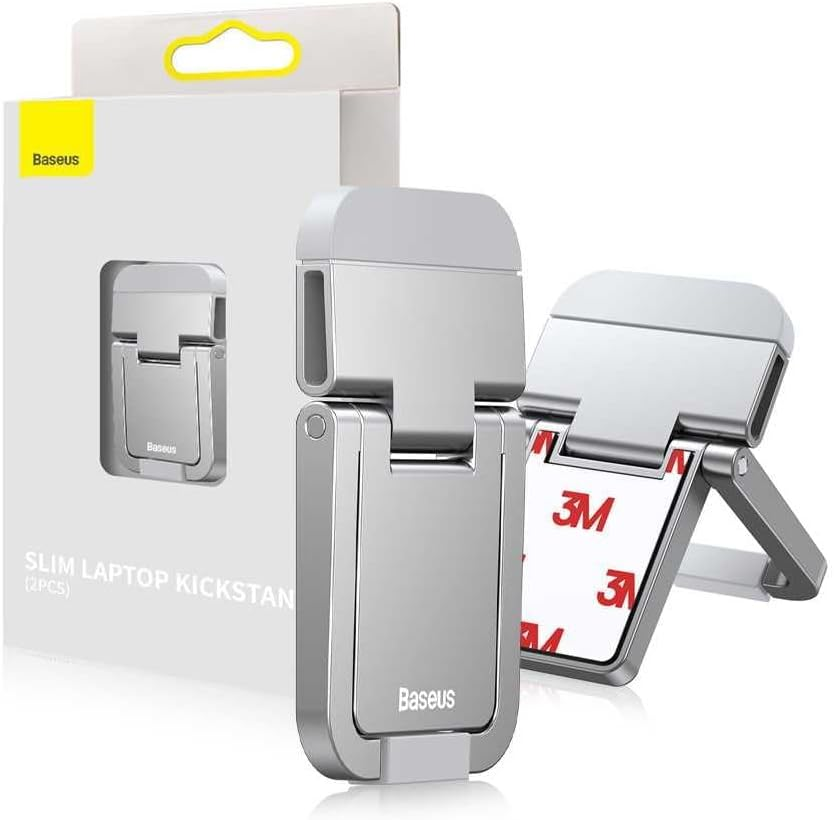 Baseus Slim Laptop Stand, Kick Stand (Silver) image number 1