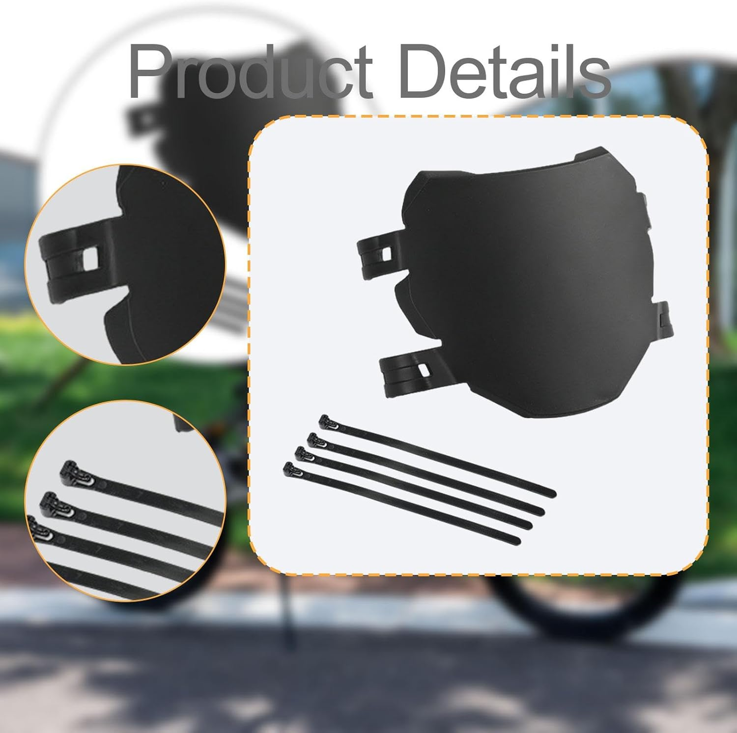 Predolo Electric Bike Number Plate Premium Electric Bike Front Plate for Q20 image number 2