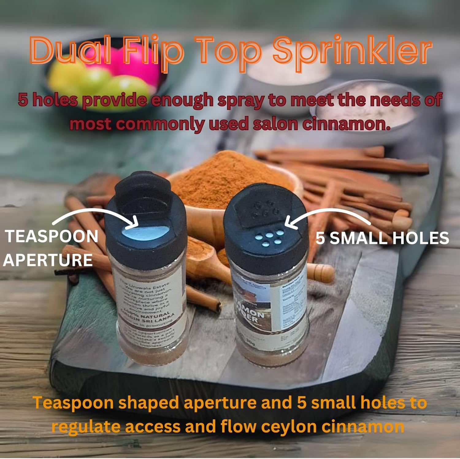 Ceylon Cinnamon Powder Bottle 30G | Product of Sri Lanka image number 1