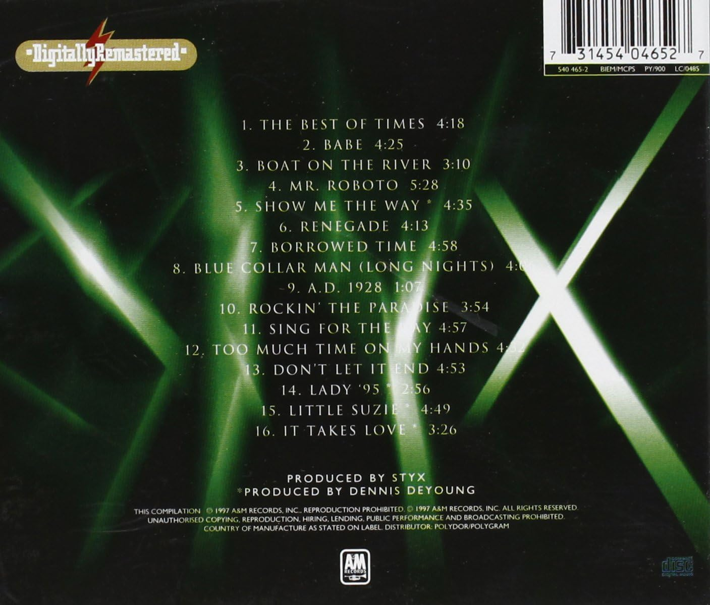 Best of Times: the Best of Styx image number 1