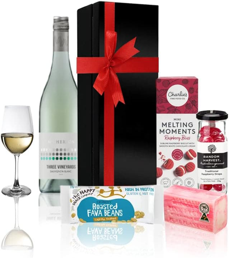 Wine & Snacks Hamper - White image number 2
