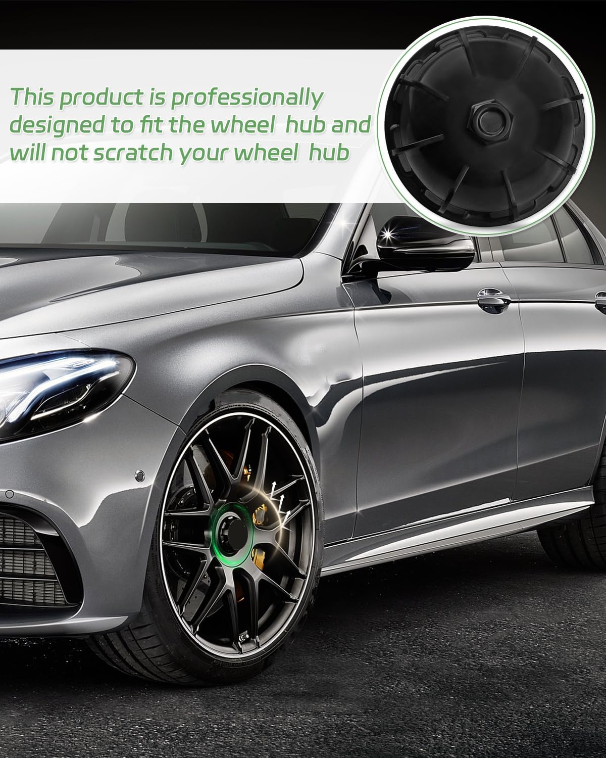 Wheel Wrench for Wheel Hub Cap Fit for Mercedes Benz AMG C63 C63S E63 Maybach S65 Replace A0005810000 No Damage to Wheel Hub image number 2