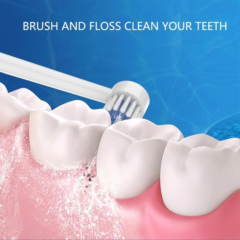 Flosser Replacement Tips for Waterpik Water Flosser, High-Pressure Water Flosser Tip Replacement, Compatible with Waterpik Oral Irrigator (6Pack) image number 5