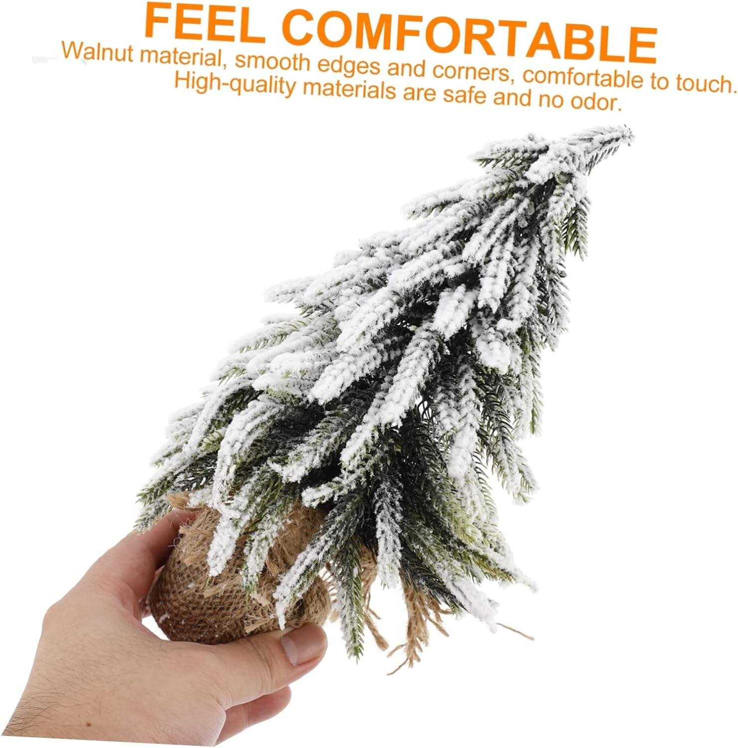 Christmas Tree Decoration Desktop Xmas Tree for Home Office Tabletop Scene image number 6