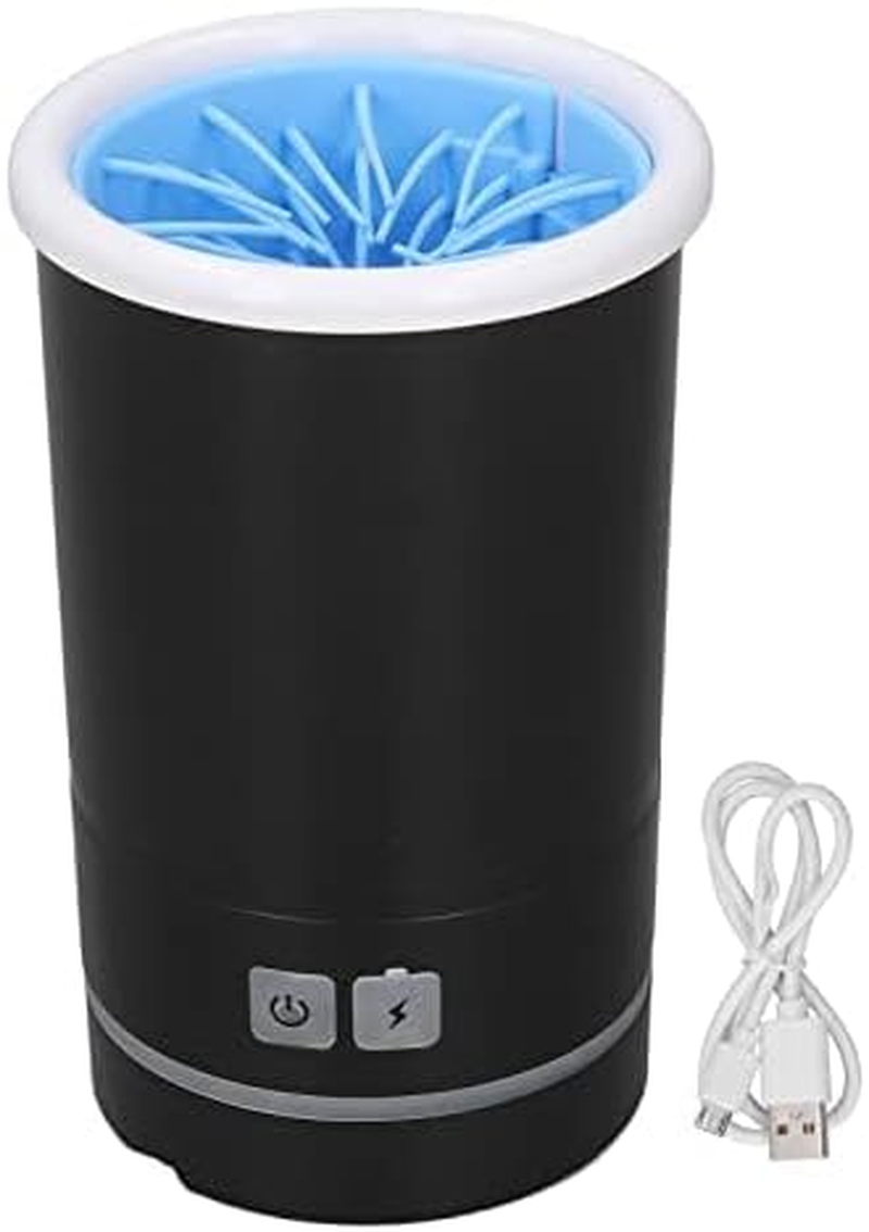 Automatic Dog Paw Cleaner, Rechargeable Electric Muddy Paw Washer, Portable Pet Paw Cleaner Cup with Soft Silicone Brush, Dog Foot Cleaning Machine for Small to Medium Dogs Grooming image number 2