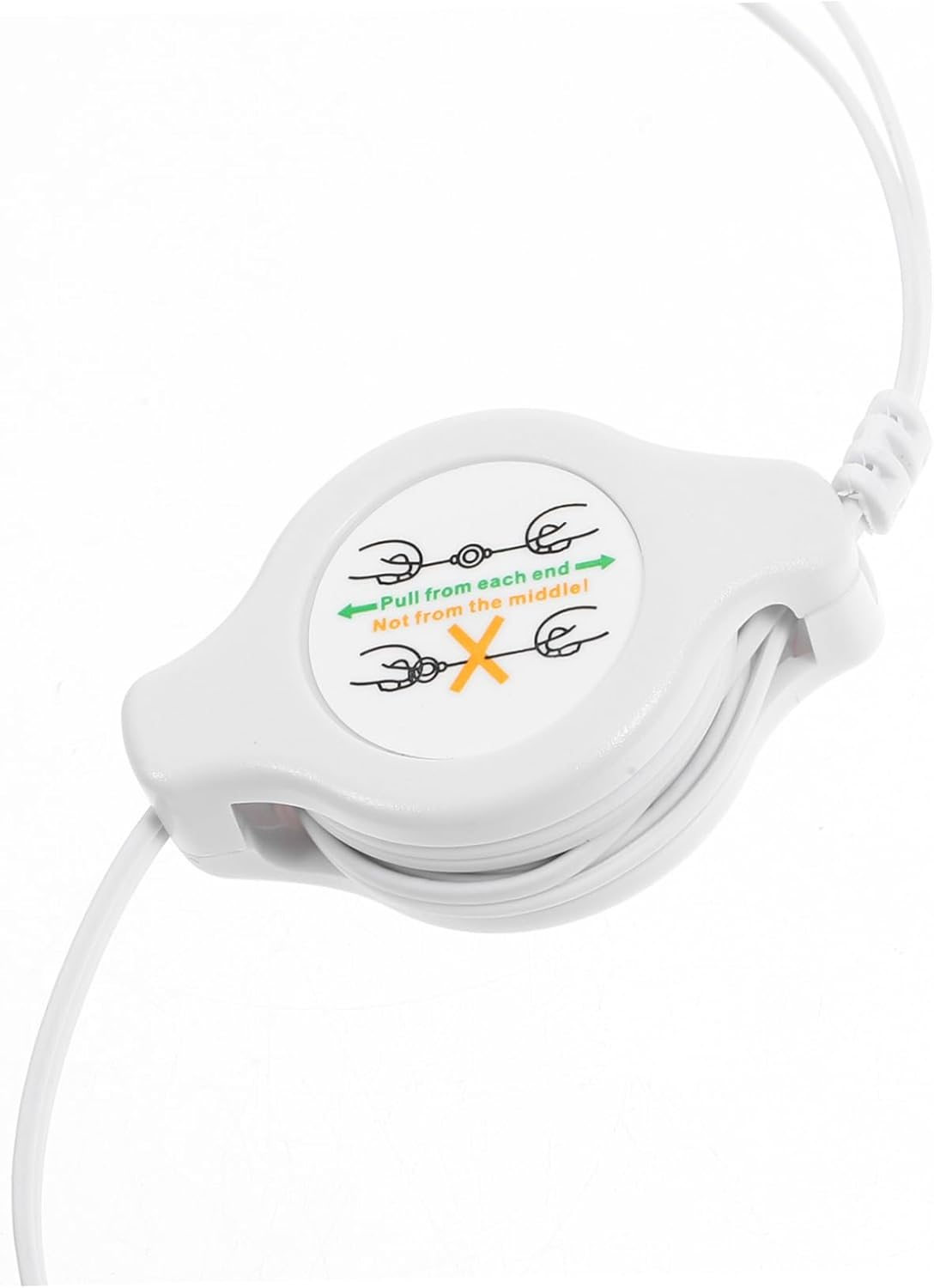 TOYZFRIENDY Retractable in Ear Earphones Jack Lightweight Portable with Cushioned Comfort for Travel Sleep and Digital Devices White image number 6