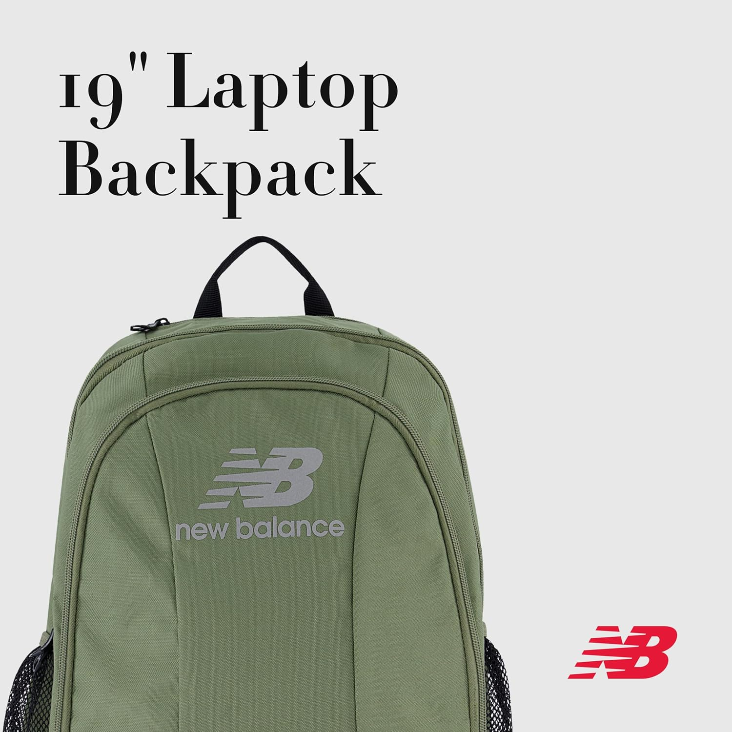 New Balance Laptop Backpack, Commuter Travel Bag for Men and Women - Burgundy image number 6