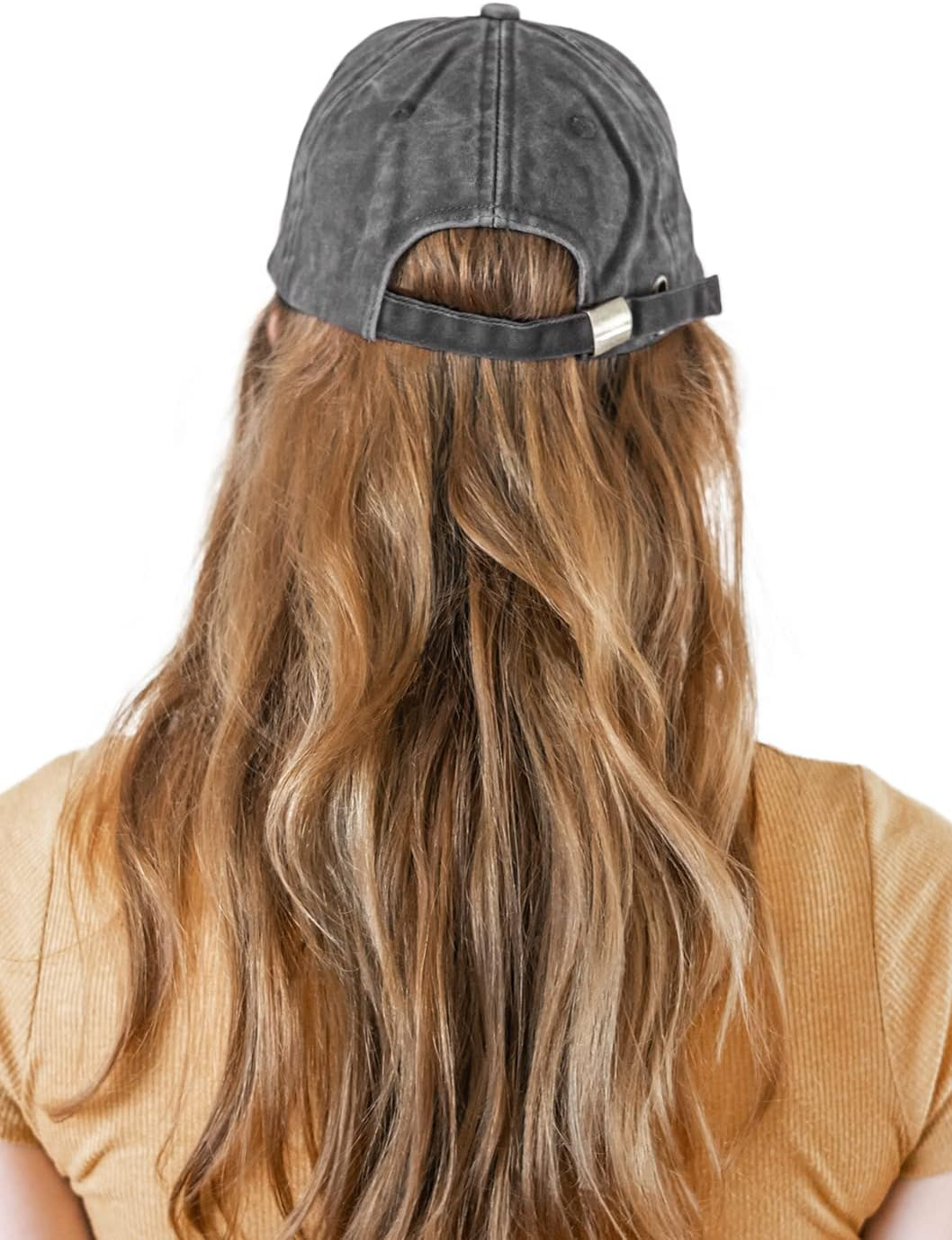 EMF Protection Hat, Baseball Cap. Washed, Faded, Structured anti Radiation Hat with EMF RF Radiation Shielding Silver Fabric - Washed Gray image number 2