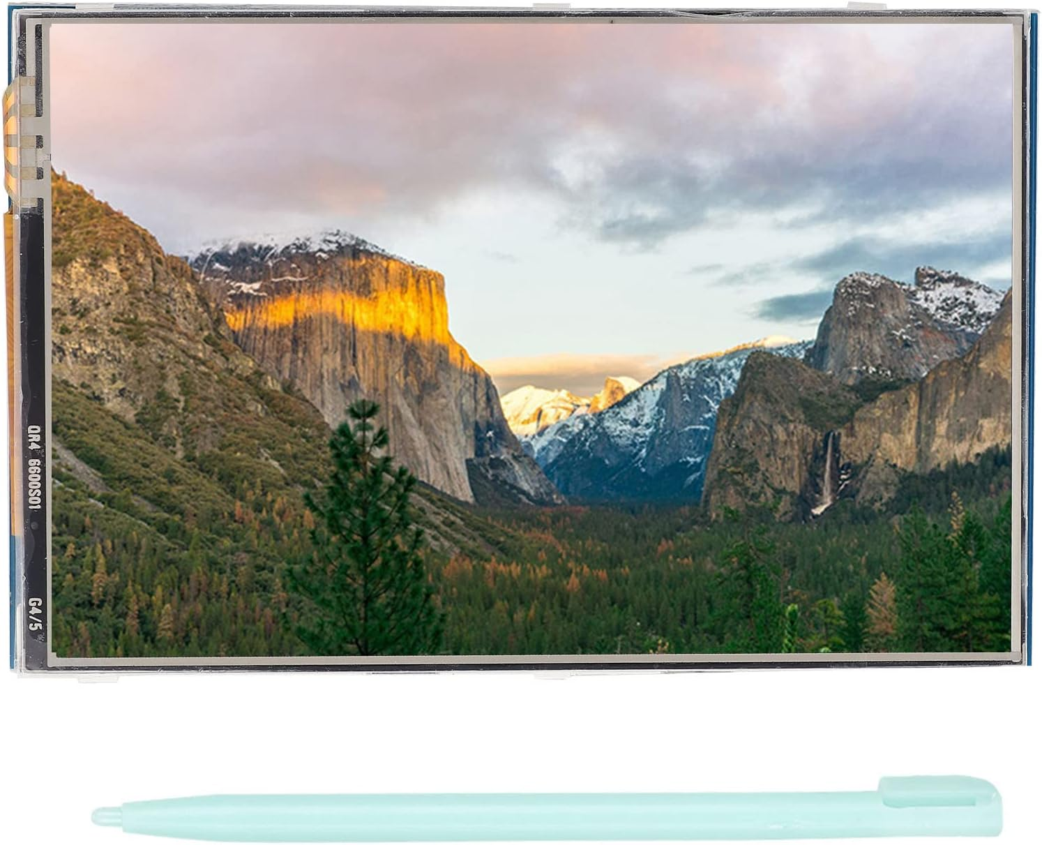 XUMIUZIY 3.5 Inch Capacitive Touchscreen Monitor, 480X320 LCD Display Screen, Support 5 Point Touch, Colorful TFT with Pen For, for System, Drive