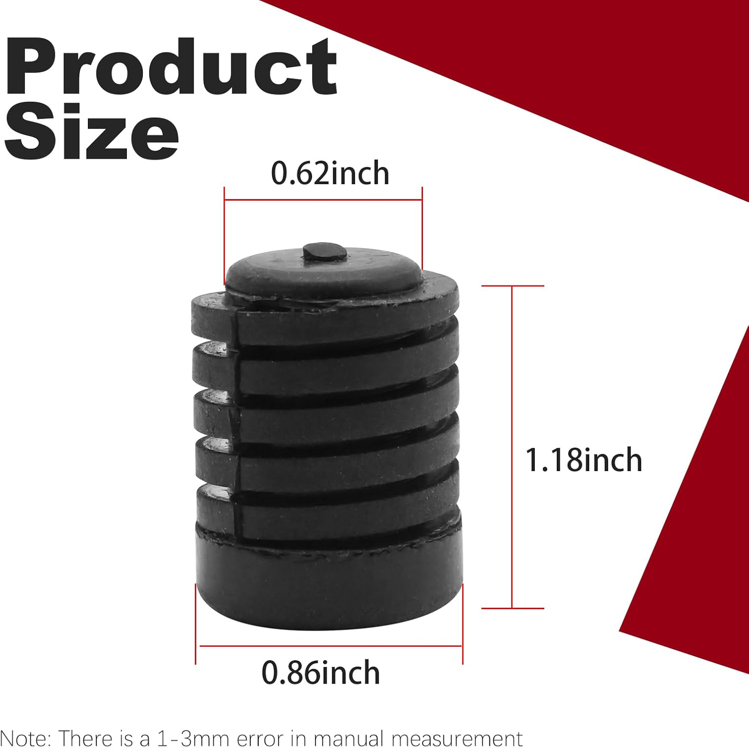 Laffoonparts 2PCS Bonnet Adjusting Bumper Rubber Stops Buffers, Replacement for Nissan Patrol GU Y61 90878-2L700 908782L700 image number 3
