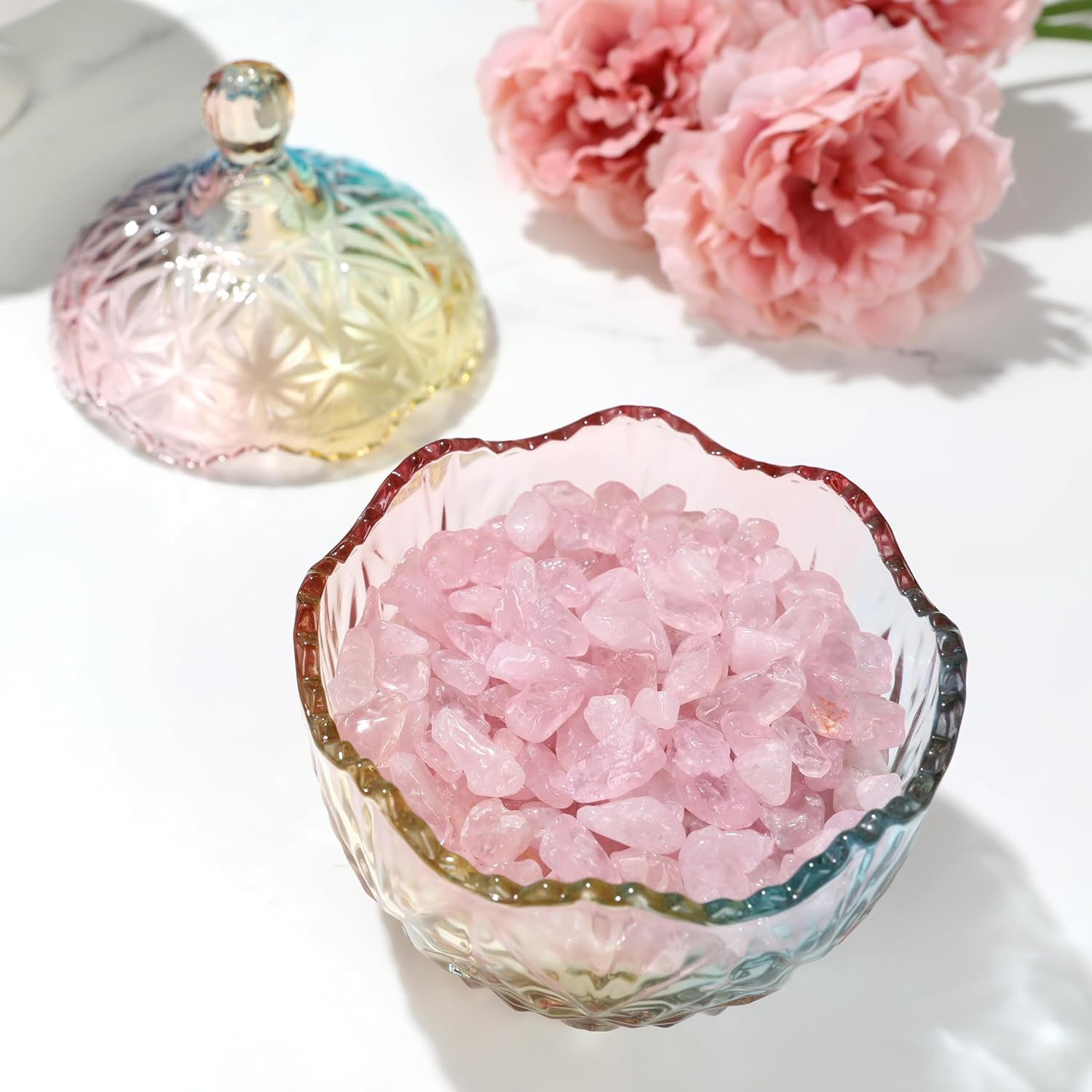 Magic Season Decorative Glass Jar (260 Ml Multi-Colored / 1 Pcs) image number 2