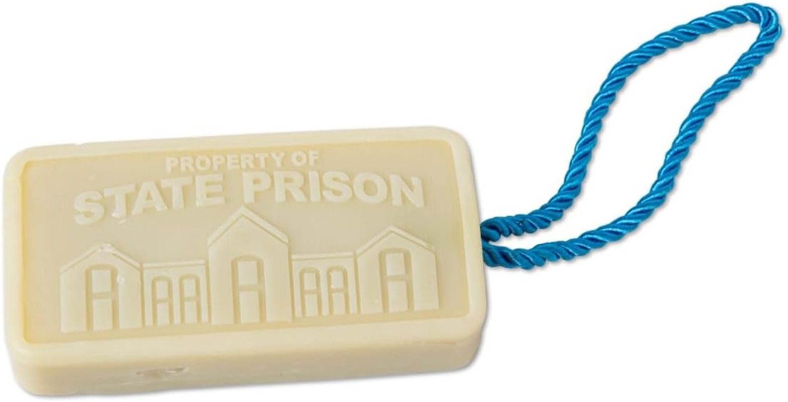Bigmouth State Prision Soap on Rope, White, Medium image number 1