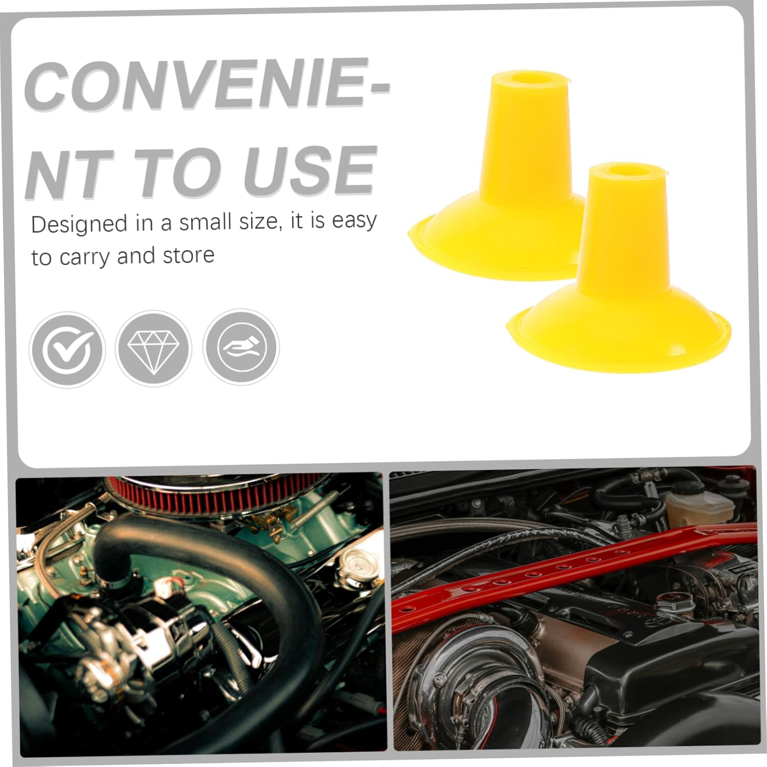 LOORGVEL 4Pcs Automotive Valve Grinder Suction Cup Valve Lapper Tool Suction Plates Heavy-Duty Lapping System for Engine Repair image number 4