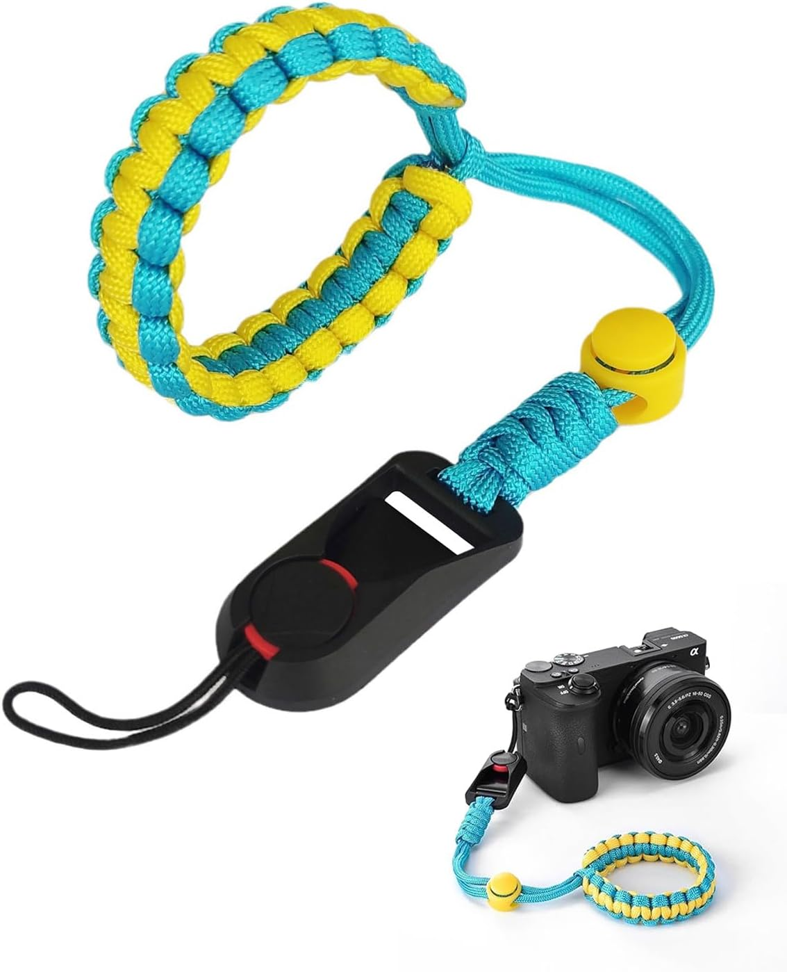 MYGLOAR Camera Strap with Quick Release, Adjustable Wrist Strap, Camera Strap, Adjustable Camera Strap for Various Wrists, Ultralight Paracord Hand Strap for Camera Phones image number 1