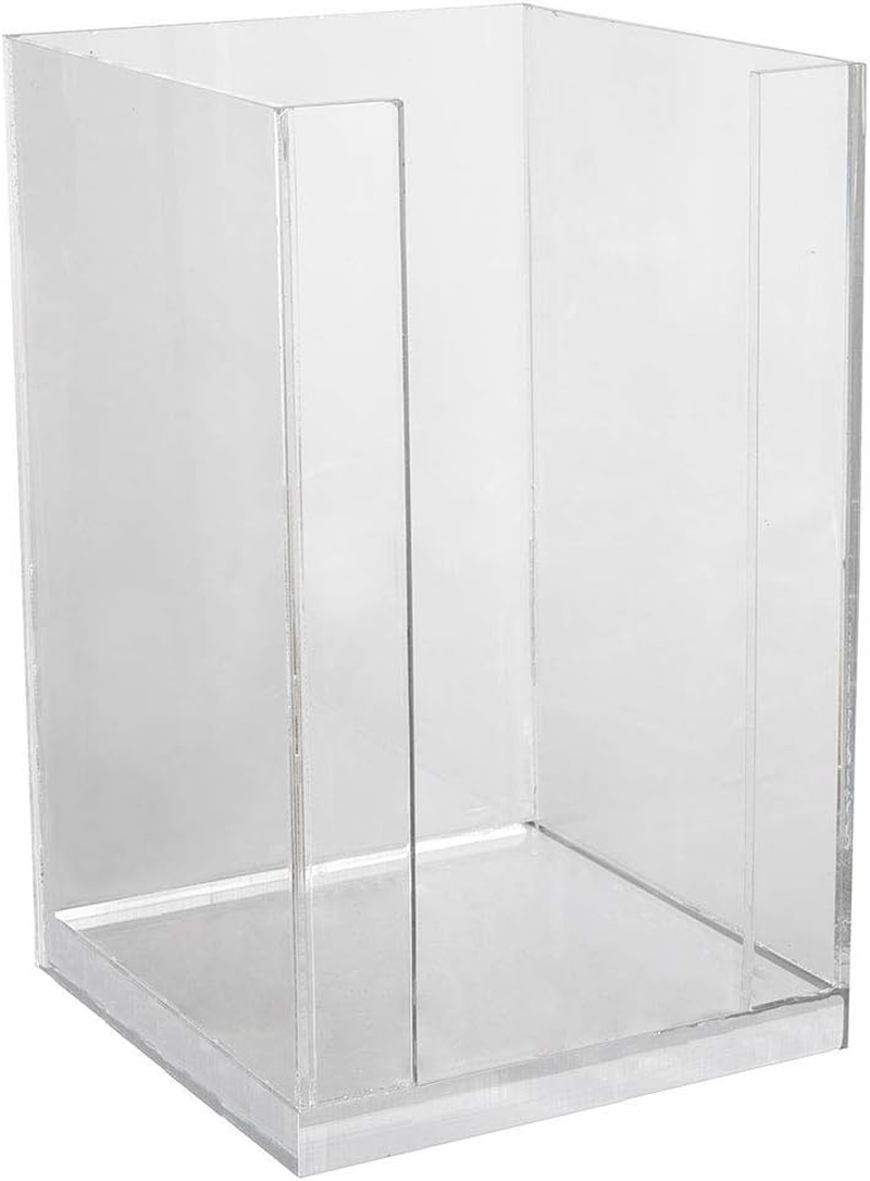 Forpro Square Pad Dispenser - Clear, Acrylic, Open Sides and Top Dispenser - Fits 4&rdquo; X 4&rdquo; Cotton Pads - 7&rdquo; H X 4.25&rdquo; W X 4.25&rdquo; L image number 5