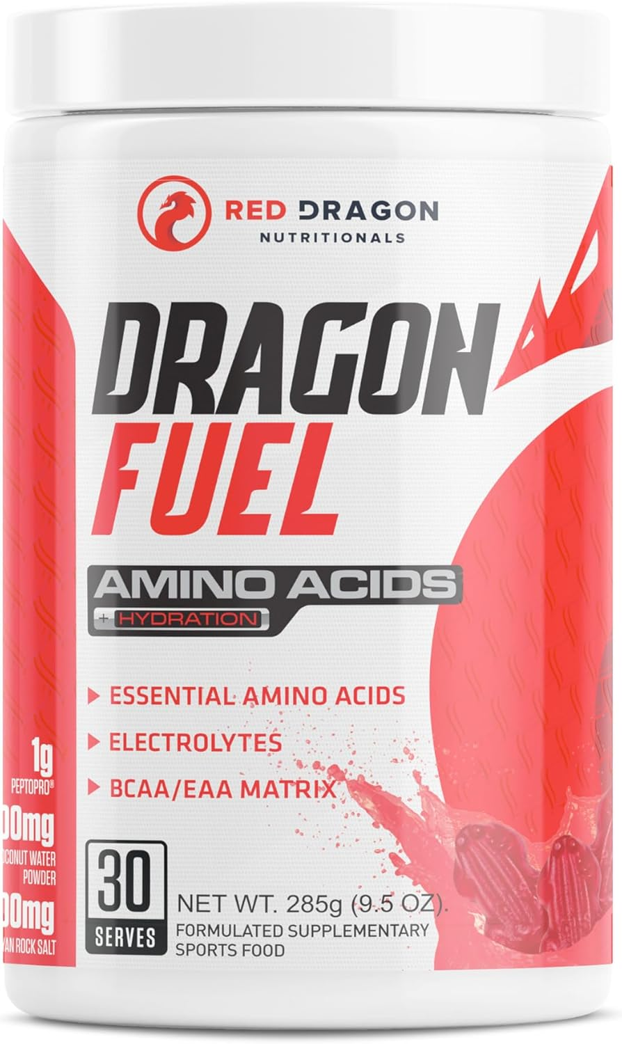 Red Dragon Nutritionals Dragon Fuel Essential Amino Acids 285 G, Red Frogs