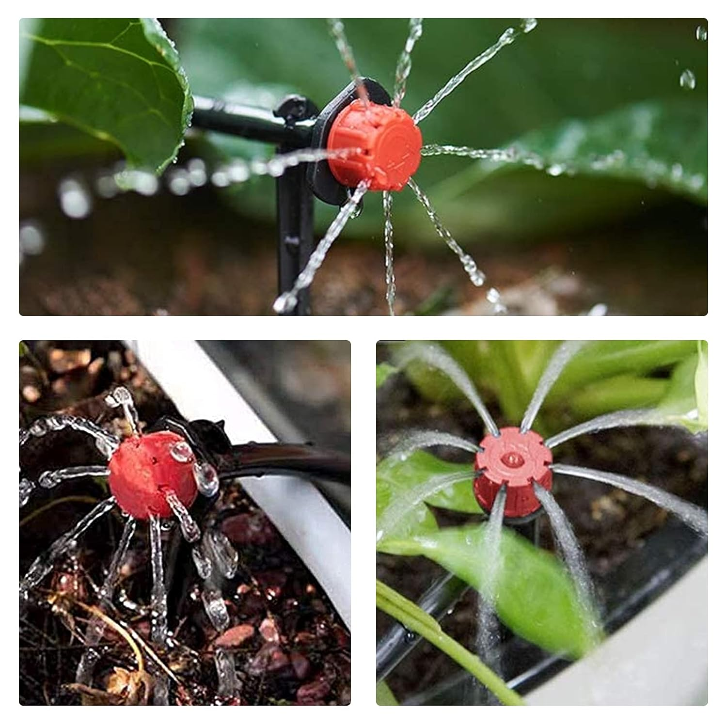 Drip Irrigation Kit Valuehall 66Pcs Distribution Tubing Hose Suit 82Ft/25M Garden Drip Irrigation System Adjustable Automatic Micro Irrigation Kits DIY Patio Plant Self Watering Kit for Garden V7H06 image number 1