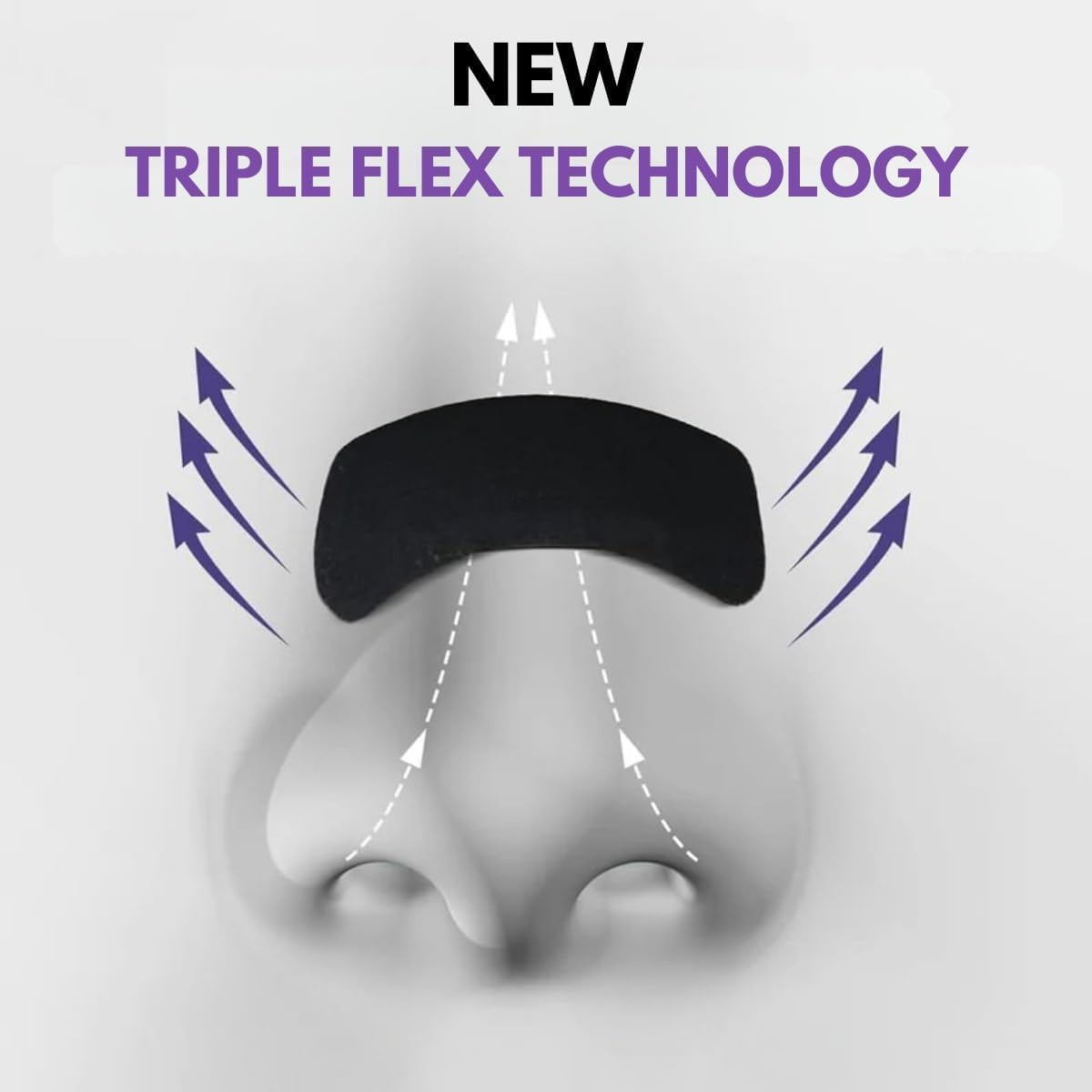 Anti-Snoring Nose Strips - Breath Freely for Exercise & Sleep, Stop Snoring & Relieve Nasal Congestion - Includes Free Sleep Mask image number 5