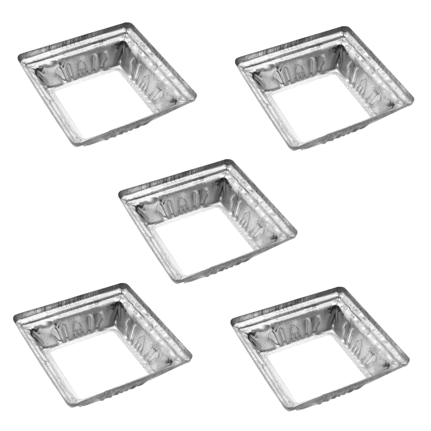 SEWOART 50Pcs Deck Porch Handrail Railing Support Trim Anchor Post Base Cover Skirt Flange Coated Easy to Use image number 3