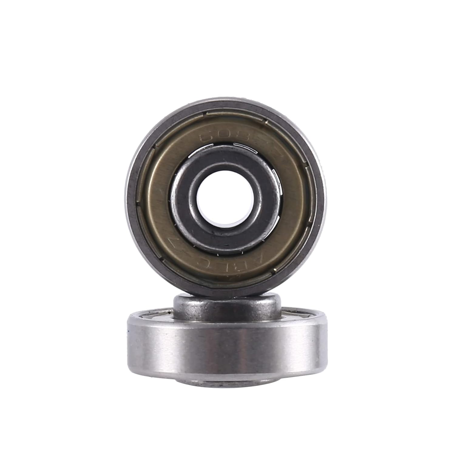 Gyorwst 50 X 22 Mm Set of 2 Luggage Suitcase Replacement Wheels, PU Swivel Caster Wheels Carbon Steel Bearings Repair Kits