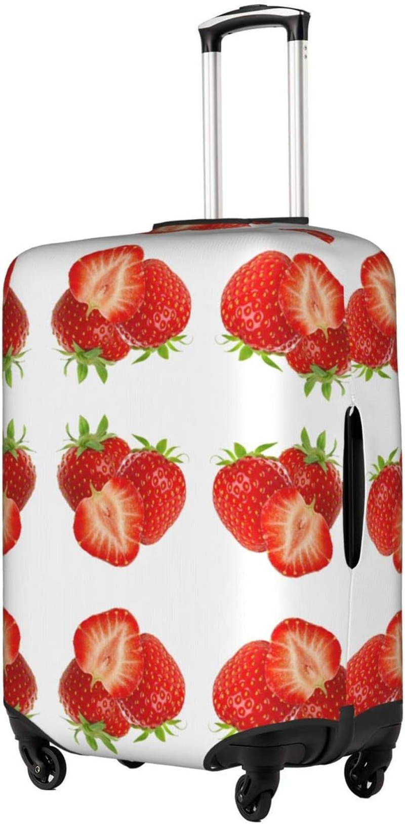 Fresh Strawberry Luggage Cover Anti-Scratch Suitcase Protector Fits 18-32 Inch Luggage
