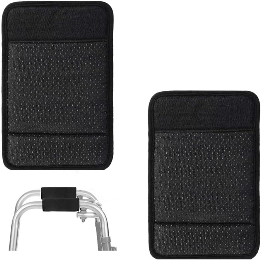 Naisfei 1 Pair Walking Aid Armrest Pad Rolling Walker Foam Hand Grips for Walkers Padded Hand Padding for Walker Armrest Cover Walker Coasters Walker Hand Grips Chair Arm Pads image number 1