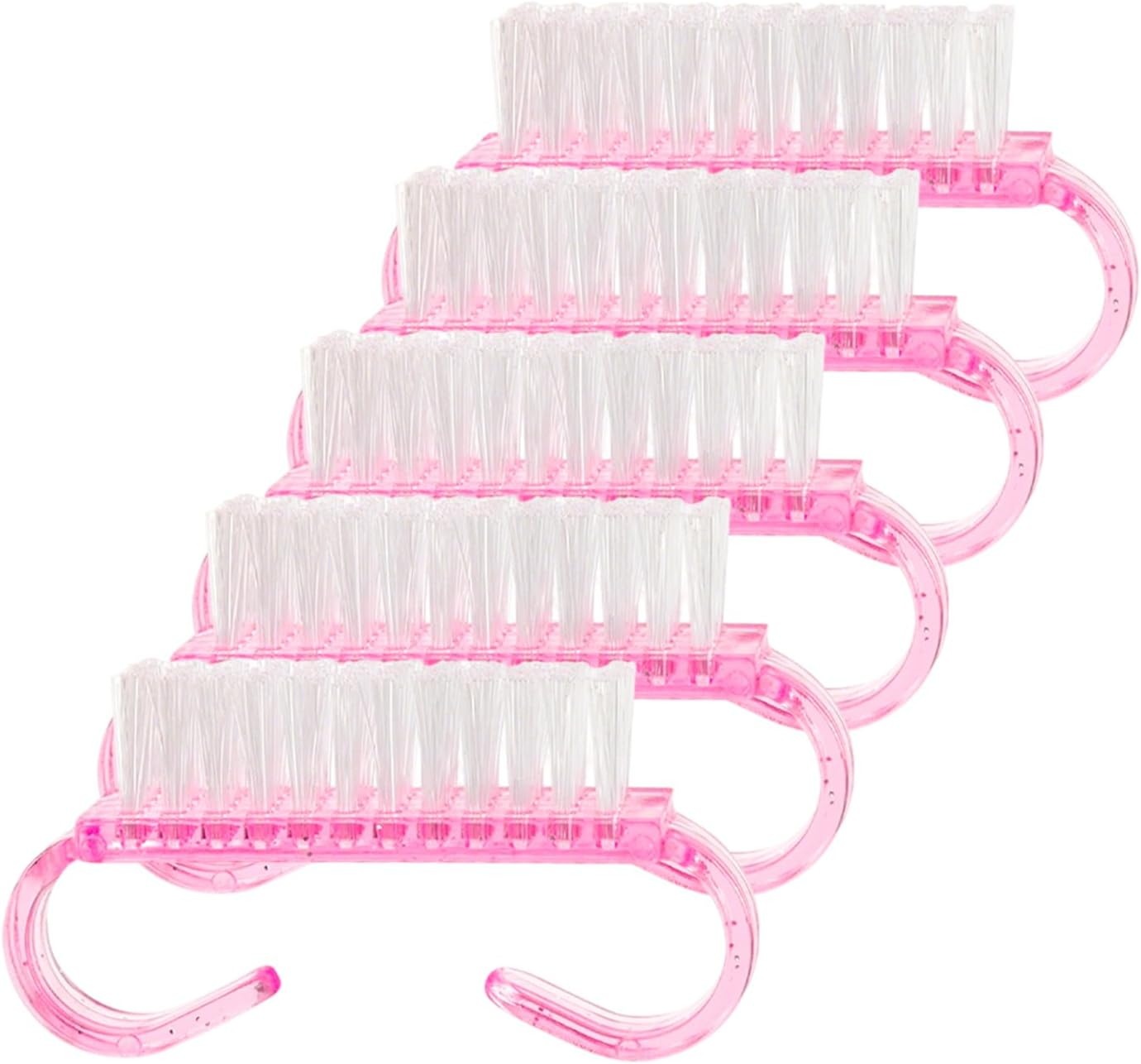 Yxvyxymyxxg​ Nail Dust Brush Collection - 5-Piece with Ergonomic Grip, Soft Bristles for Gentle Nail & Cuticle Care, for Detailed Manicure and Pedicure image number 5