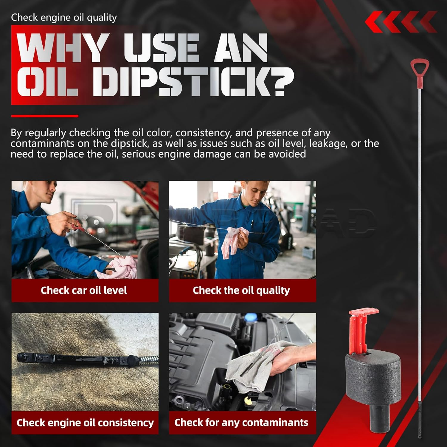 Transmission Dipstick Transmission Fluid Dipstick Tool Kit 140589152100 Compatible with Mercedes-Benz 722.6 Transmissions image number 4