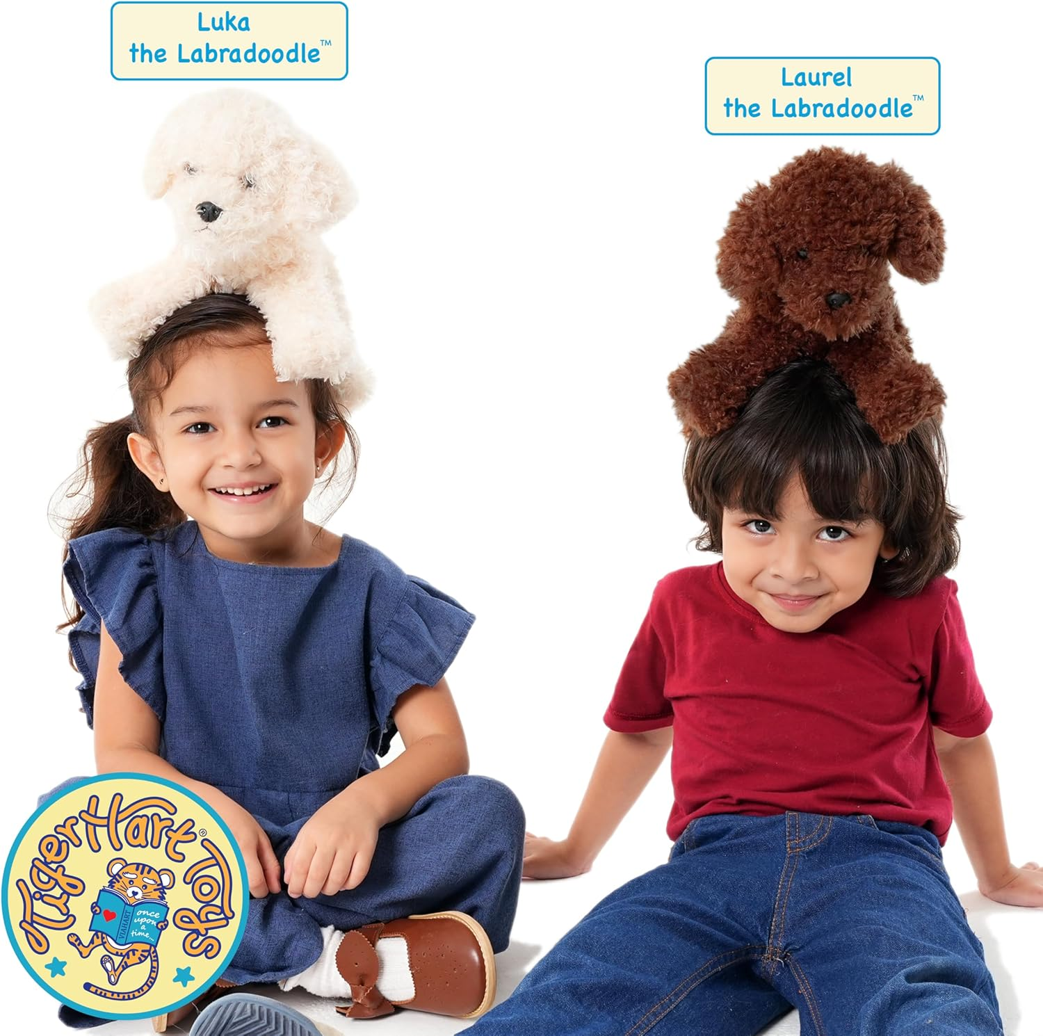 Laurel the Labradoodle - 12 Inch Stuffed Animal Plush image number 5