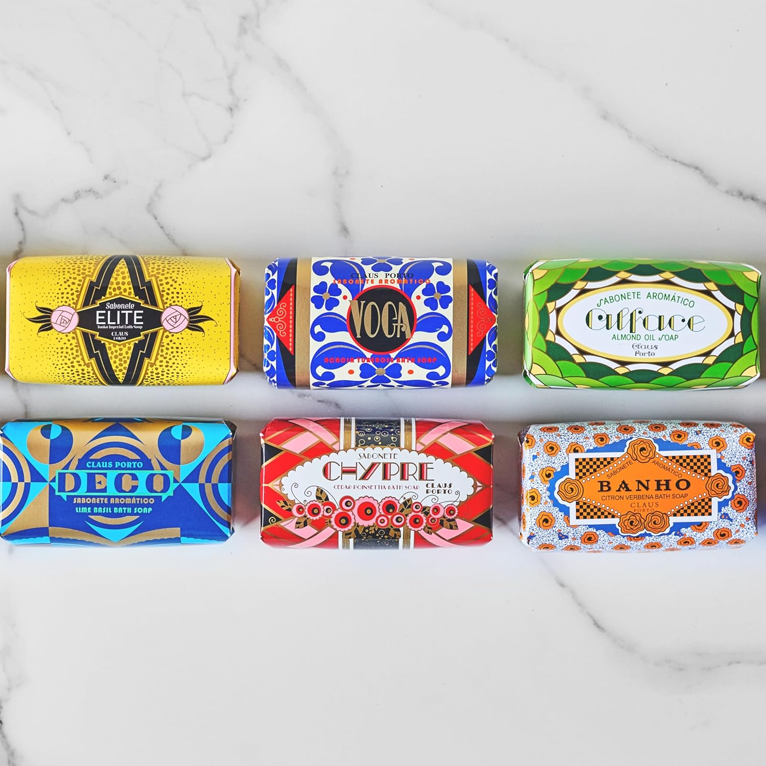 Claus Porto Deco Bath Soap, Lime Basil, 160Ml image number 2