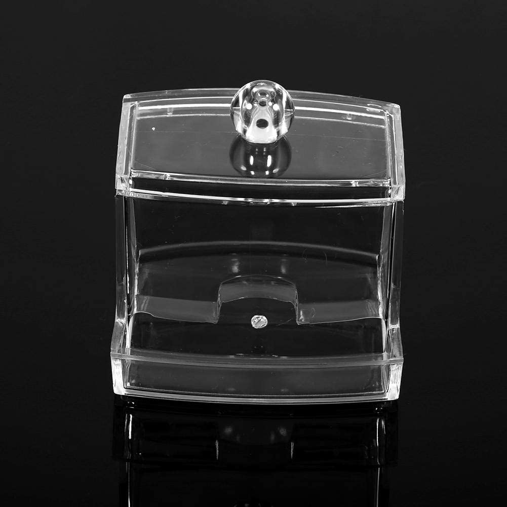 Makeup Easy to Access Cosmetic Swab Holder, Swab Box, Q-Tip Practical for Makeup Pads Cotton Balls image number 1