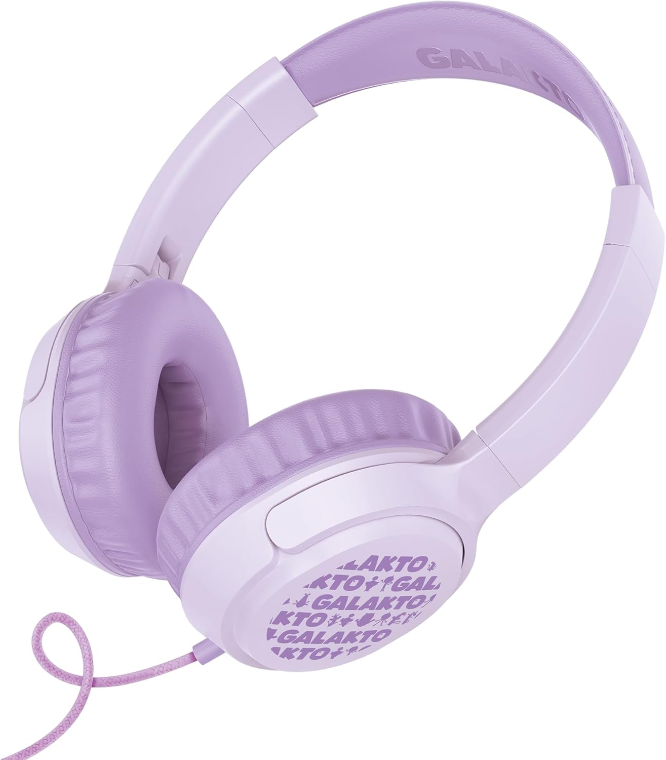 Galakto Children'S Headphones in Dark Blue for Home, Travel or Travel, Child-Friendly Volume, Excellent Sound and Robust Textile Cable, Accessories