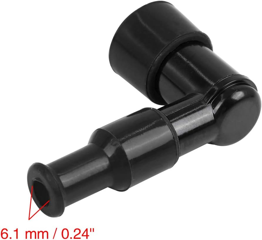 X AUTOHAUX Spark Plug Cap Boot Waterproof Non Resistor for CG125 GN125 WY125 CD110 Motorcycle Scooter Dirt Bike ATV 2Pcs image number 1