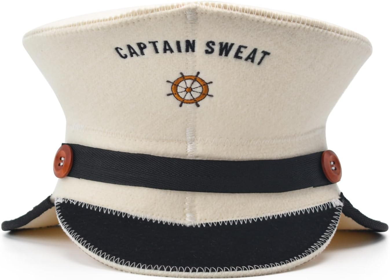 Halsa Sauna Hat for Women and Men, 100% Wool Handmade Premium Banya Hat, Protect Hair and Stay in Sauna Longer, Enhance Sauna Benefits & Regulate Temperature, Sauna Users, Sauna Accessory.