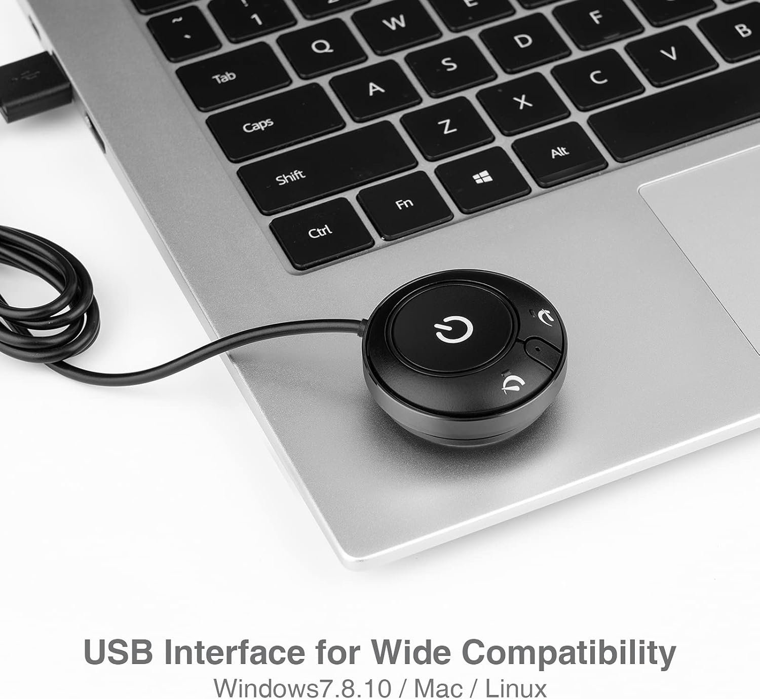 Rii Mouse Jiggler Non-Detectable, USB Mouse Jiggler with On/Off Switch, Driver-Free Computer Mouse Mover, Choice of Two Speeds - Black image number 3