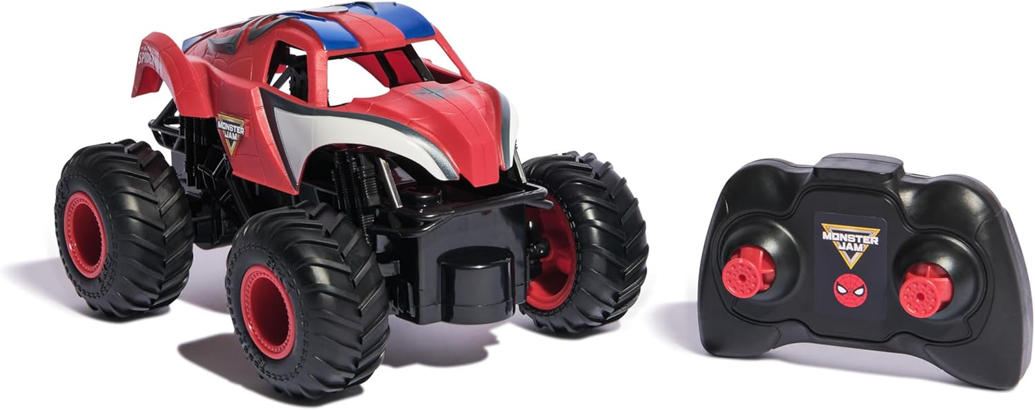 Monster Jam, Marvel the Amazing Spider-Man RC Monster Truck, 1:24 Scale, Kids Toys for Boys and Girls Ages 4 and Up image number 6