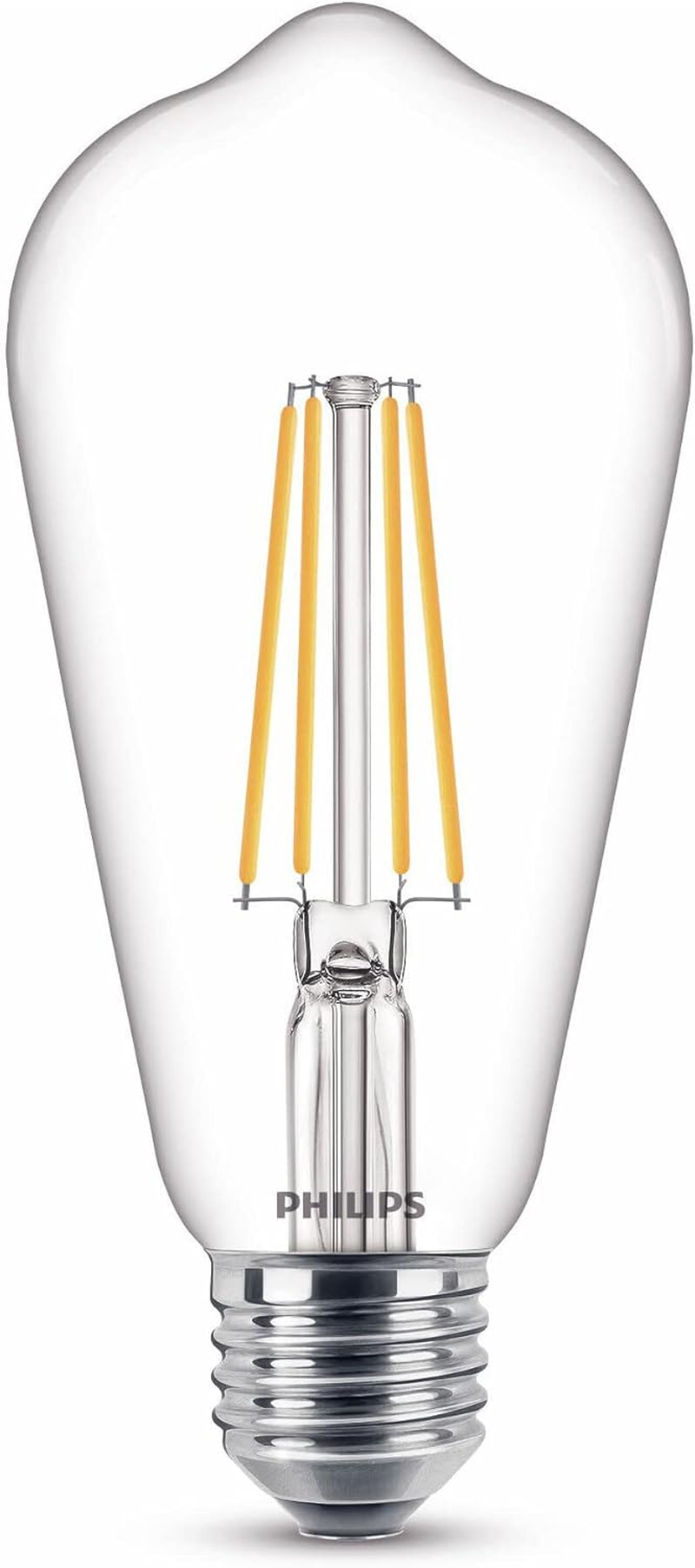 Philips LED Premium Classic ST64 Light Bulb [E27 Edison Screw] 7W - 60W Equivalent, Warm White (2700K)