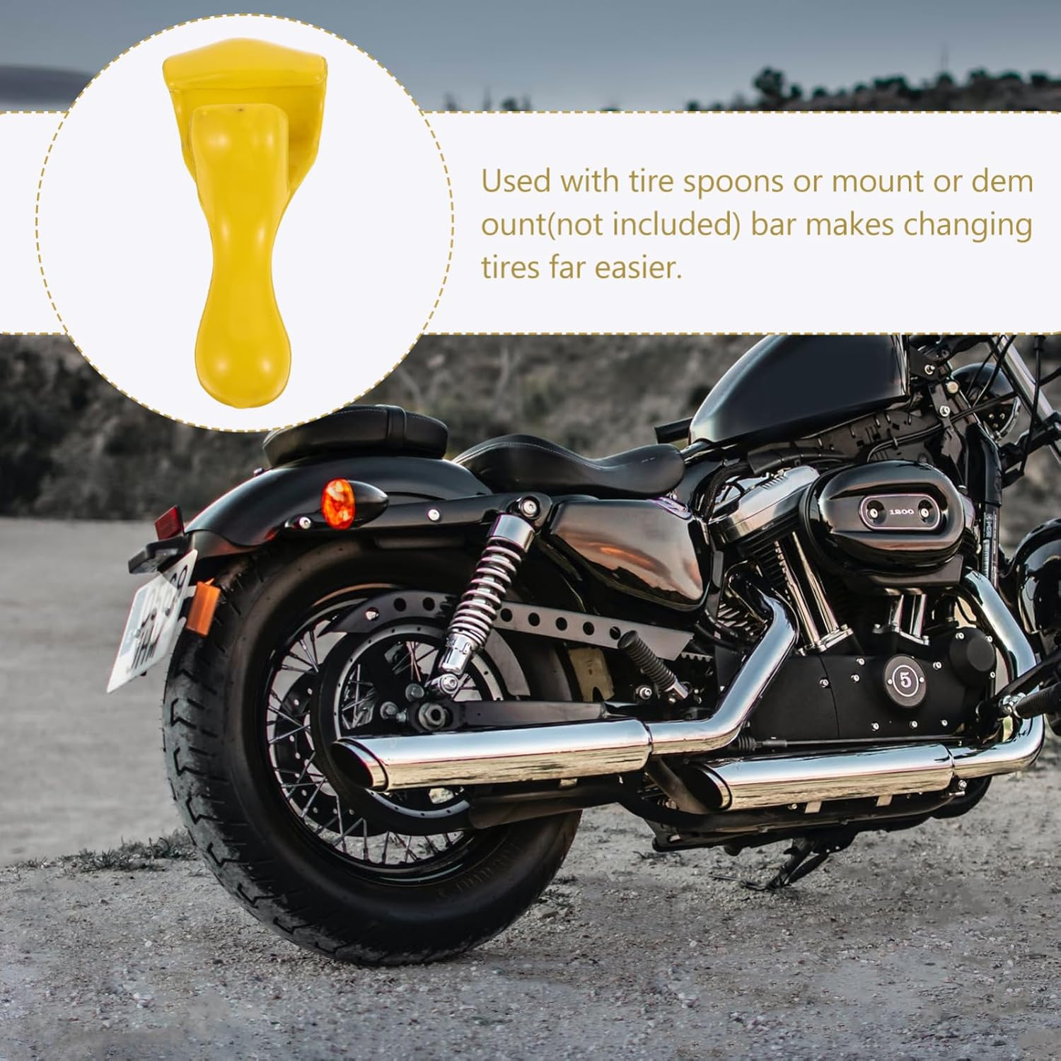 CHICAMPERA Motorcycle Tire Changer Tire Change Tool for Motorcycle Heavy Duty Bead Keeper Maintenance Use Motorbike Accessories Parts