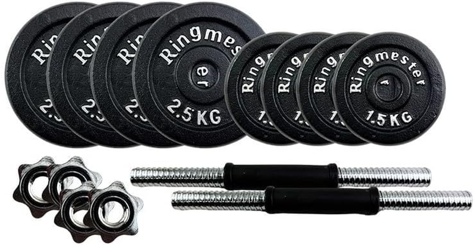 Ringmaster 20 Kg Dumbbell Set with Carry Case image number 1