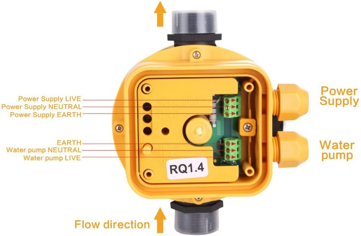 Tootoo Automatic Water Pump Controller Pressure Electric Switch image number 3