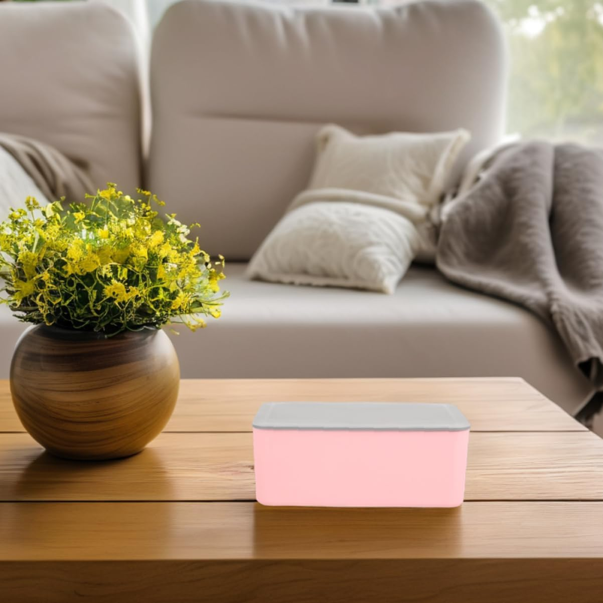 2Pcs Boy Girl Wipes Case Portable Wet Tissue Box Refillable Containers Sealed Travel Wipe Holder Aesthetic Design for Home Go image number 2