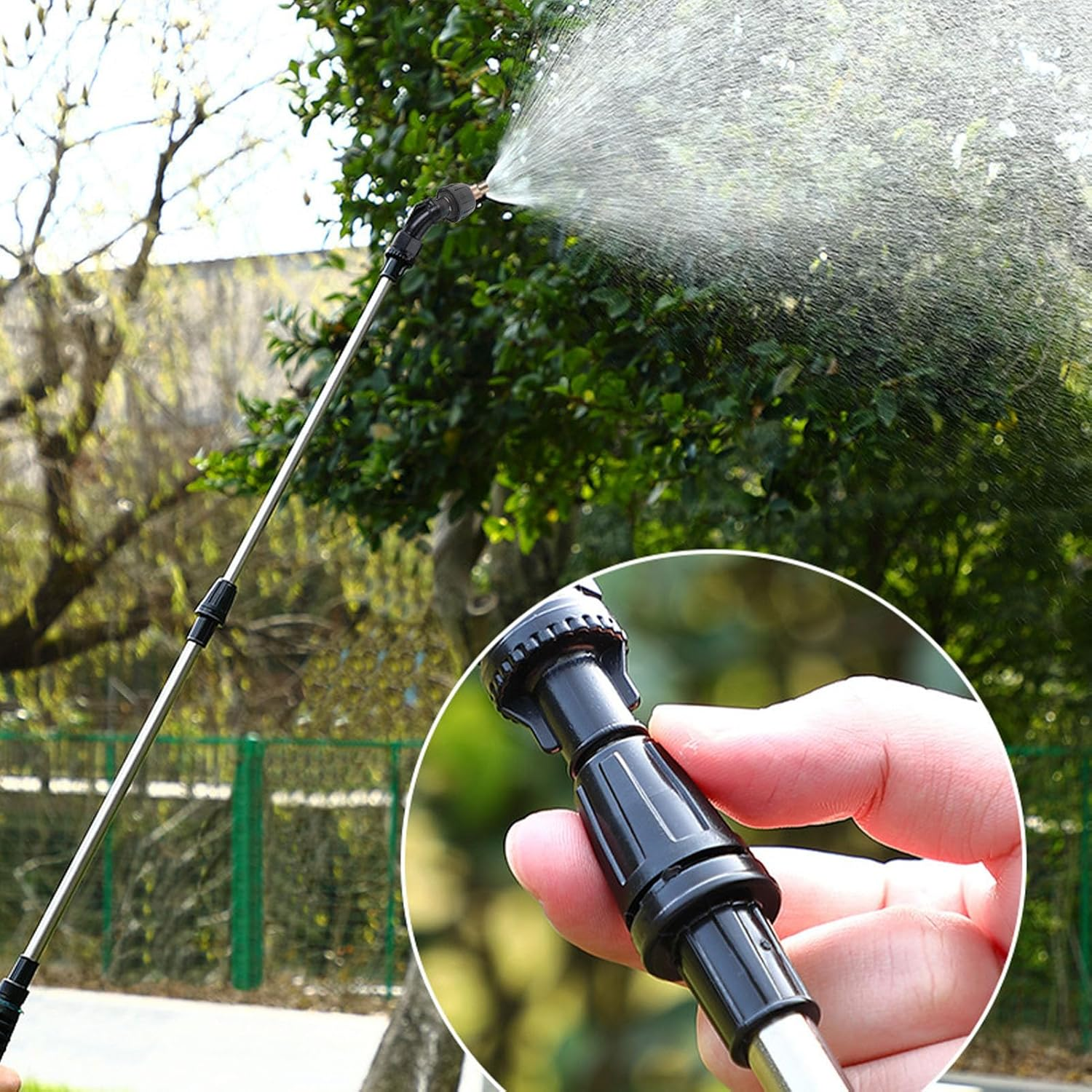 Electric Sprayer, 2000Mah Battery Powered Backpack Sprayer Garden Shape image number 5