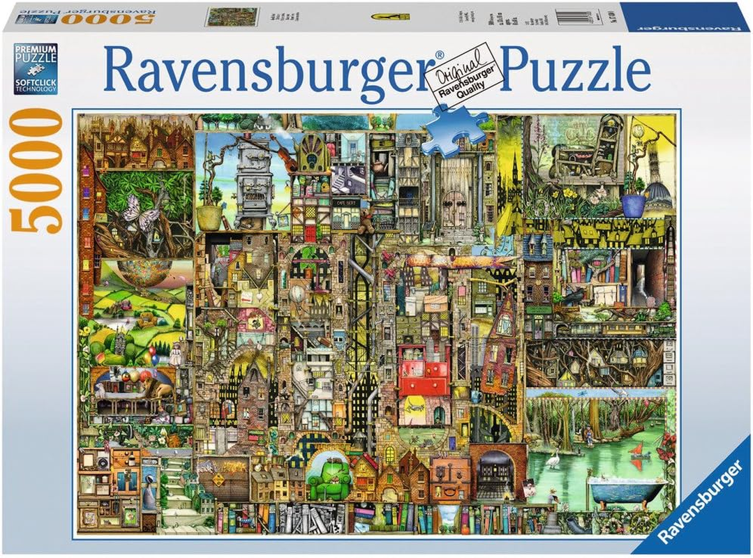 Ravensburger Colin Thompson Bizarre Town Jigsaw Puzzle &ndash; 5000 Pieces, Challenging Puzzle for Adults image number 1
