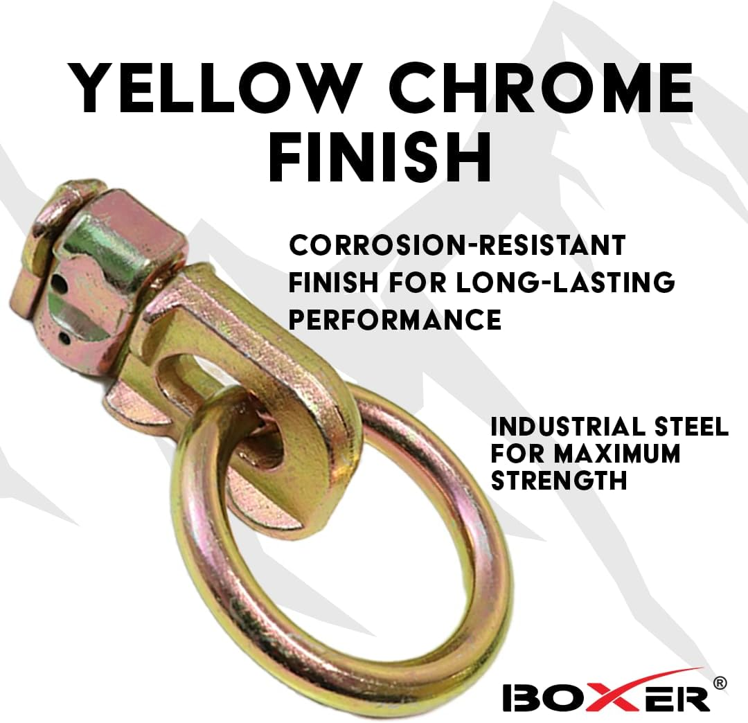 Boxer - 10 Pack - L Track Fitting Double Stud O Ring &ndash; L Track Accessory 5,000Lbs image number 5