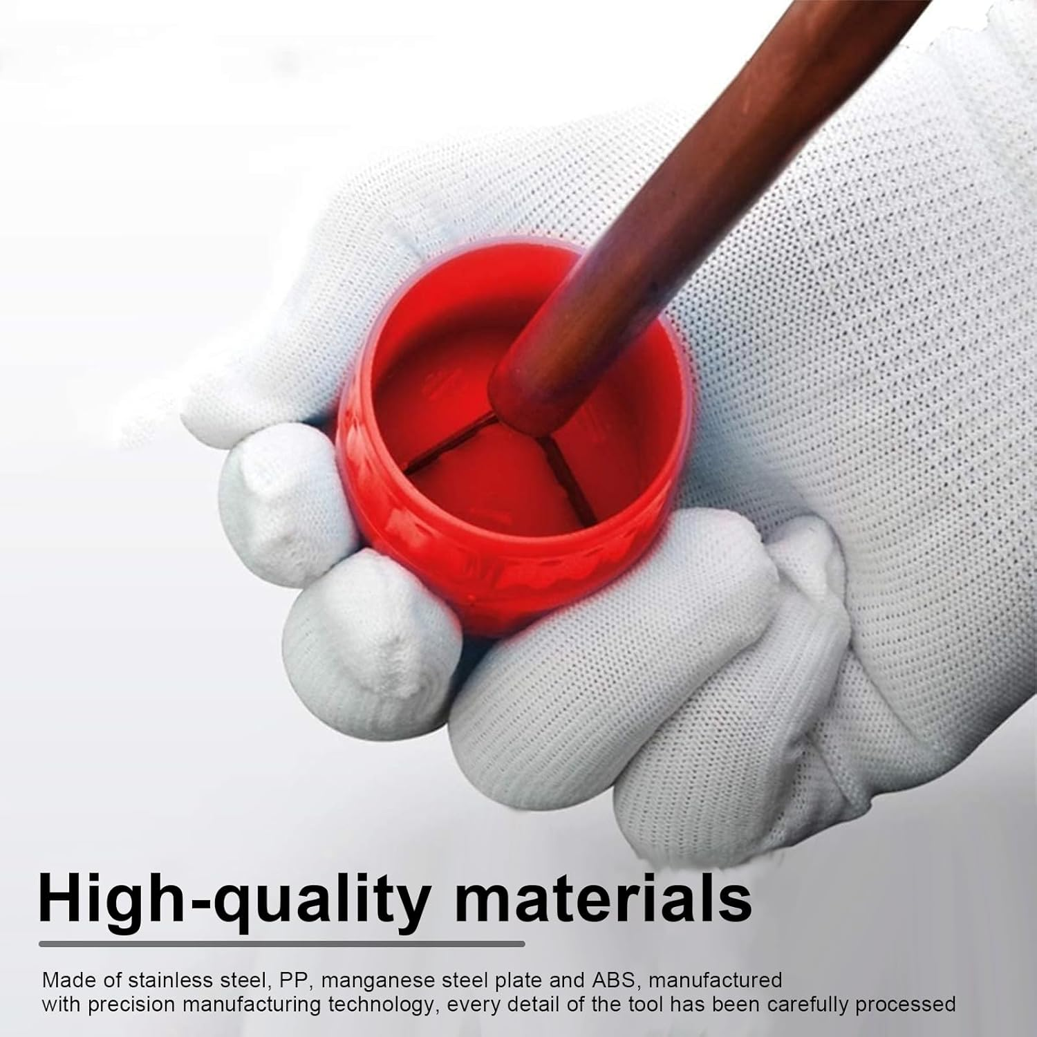 HSUYUN Indoor/Outdoor Copper Pipe Deburring and 4-In-1 Double Head Copper Pipe Cleaning Brush, Red Copper Pipe Cleaner, Pipe Deburring for Copper, Aluminium and Plastic Pipes image number 4